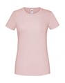 Dames T-shirt Iconic Fruit of the Loom 61-432-0 powder rose